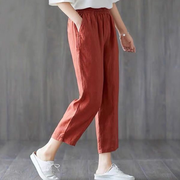 New Cotton Linen Pants - Image 2