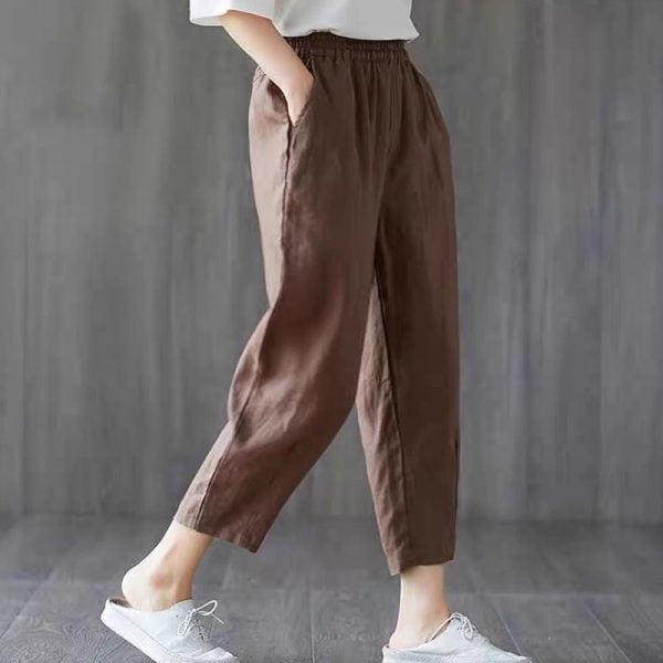 New Cotton Linen Pants - Image 4