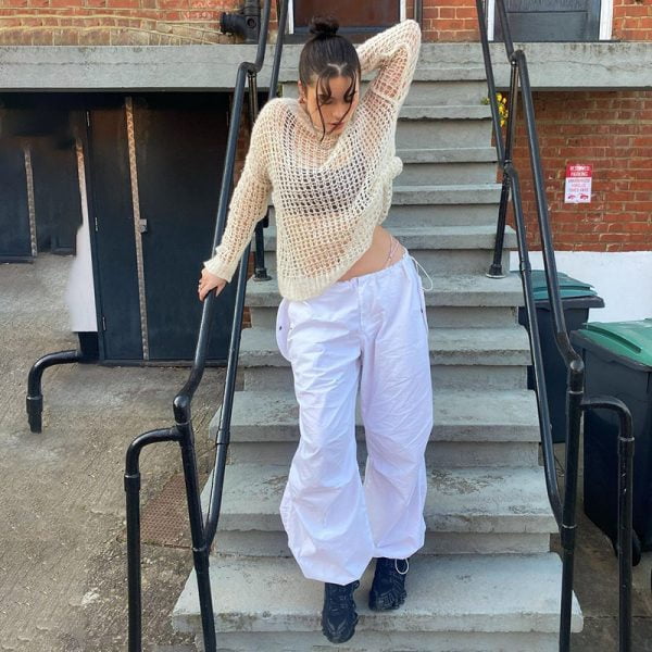 Casual Baggy Wide Leg Sweatpants - Image 4
