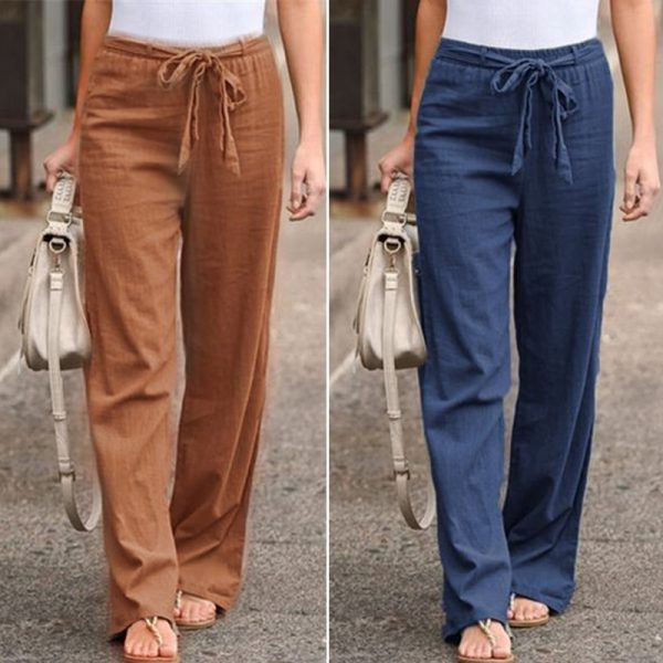 Cotton Linen Pants - Image 2