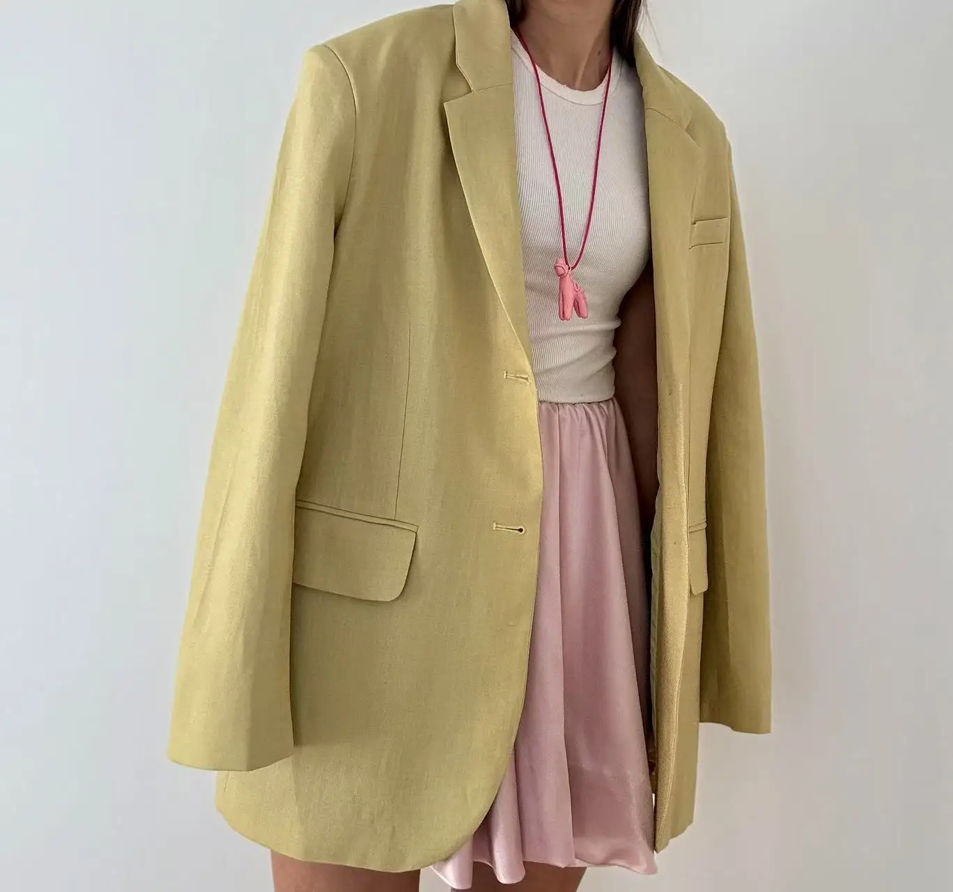 25AW New Women Fashion Linen Basic Jacket - Image 2